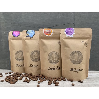 Testovací sada výběrové kávy Los Muertos Coffee (Káva jemně mletá (na espresso))