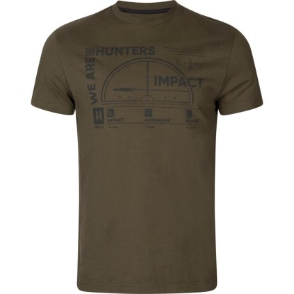 Triko Härkila Impact S/S, barva: zelená, velikost: XL