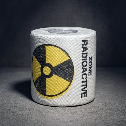 Toaletní papír ZONE RADIOACTIVE – vtipný post-apo & cyberpunk dárek