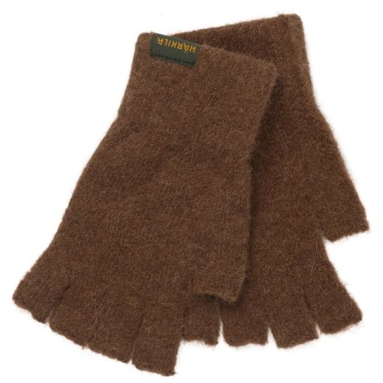 Rukavice Alpacka bezprsté rukavice, barva: hnědá barva, velikost: L/XL
