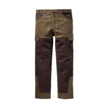 Kožené kalhoty Wildgame, vel.: 54, zeleno-hnědé