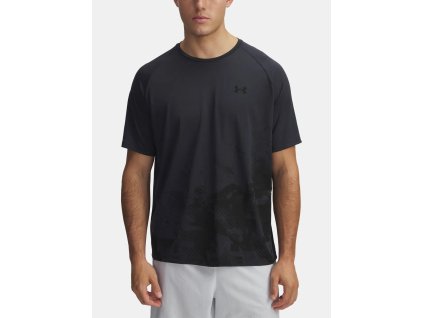Tričko Under Armour UA M TECH FADE SS, barva: černá, velikost: XL
