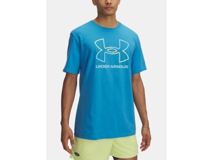 Tričko Under Armour UA GL FOUNDATION UPDATE SS, barva: modrá, velikost: XXL