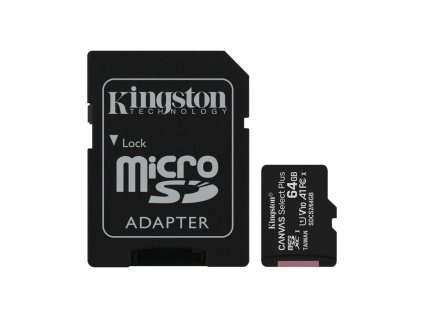 Paměťová karta KINGSTON, microSDXC CANVAS Plus MC100MB
