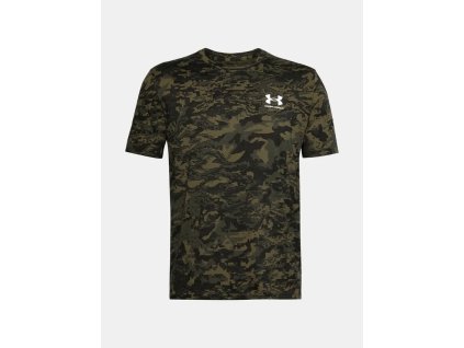 Tričko Under Armour ABC CAMO SS, barva: zelená kamufláž, velikost: XXL