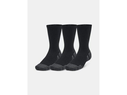 Ponožky Under Armour UA Performance Tech 3pk Crew, barva: černá, velikost: XL