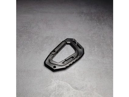 Taktická karabina MOLLE (ABS) – D-ring klip na výstroj. Ne pro lezení. NOT FOR CLIMBING  ABS, D-ring, MOLLE/PALS, NOT FOR CLIMBING