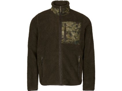 Mikina Seeland Zephyr fleece, barva: zelenohnědá, velikost: L