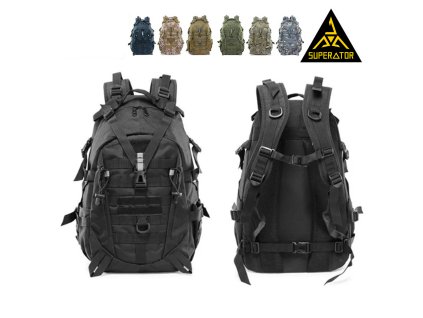Taktický, turistický batoh 35l, voděodolný, molle, outdoor, vojenský