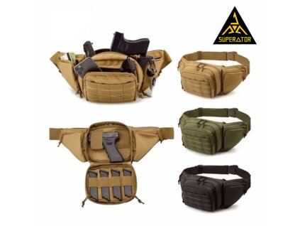 taktická ledvinka – EDC pouzdro na krátkou zbraň použití