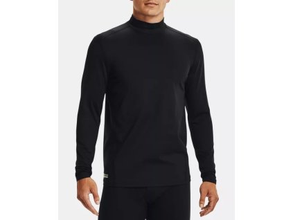 Tričko Under Armour Tac Mock CGI Base, barva: černá, velikost: M