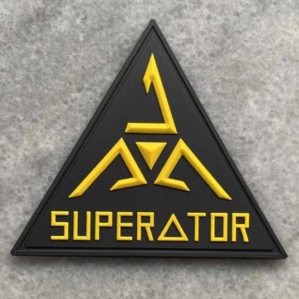SCORPIO SUPERATOR – PVC 3D Velcro patch (Ø 9 cm)