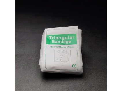 Šátek trojcípý (trianglový obvaz) 96×96×136 cm – nesterilní, netkaný, závěs paže  96×96×136 cm · netkaný · nesterilní