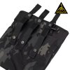 Odhazovák na pistolové i puškové zásobníky (AR/AK) MOLLE, velký 500D nylon zadní strana