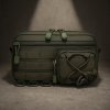 MOLLE EDC kapsa na opasek 22×12×5 cm zelená