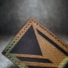 IR reflexní vlajka Česko 8×5 cm – camo laser cut nylon, suchý zip Velcro, taktický patch detail