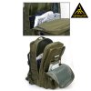 Taktický vojenský batoh 50 l – voděodolný MOLLE/PALS, outdoor, polstrovaná záda, hrudní + bederní pás, velcro patch (USA vlajka)