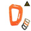 Taktická karabina MOLLE (ABS) – D-ring klip na výstroj. Ne pro lezení. NOT FOR CLIMBING  ABS, D-ring, MOLLE/PALS, NOT FOR CLIMBING