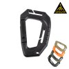 Taktická karabina MOLLE (ABS) – D-ring klip na výstroj. Ne pro lezení. NOT FOR CLIMBING  ABS, D-ring, MOLLE/PALS, NOT FOR CLIMBING