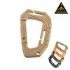 Taktická karabina MOLLE (ABS) – D-ring klip na výstroj. Ne pro lezení. NOT FOR CLIMBING  ABS, D-ring, MOLLE/PALS, NOT FOR CLIMBING