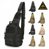 Taktická hrudní brašna / taška přes rameno 5 l černá