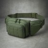YAKEDA taktická ledvinka – skryté nošení EDC pouzdro na krátkou zbraň a zásobníky, MOLLE, voděodolná, zelená