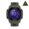 Taktické digitální hodinky SANDA 2145 – 5 ATM/50 m, FSTN displej, krokoměr, stopky, duální čas, EL podsvit (Ø 45 mm)