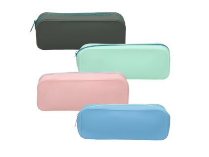 Púzdro na perá silikónové Plain mix 531407