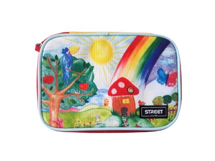 Peračník 1zip poschodový Rainbow 530879