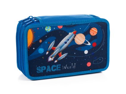 Školní penál třípatrový Infinite Space