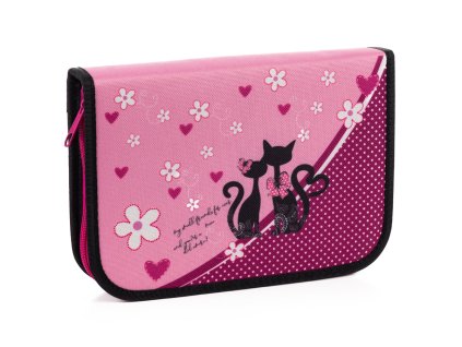 Školní penál jednopatrový Cats Love