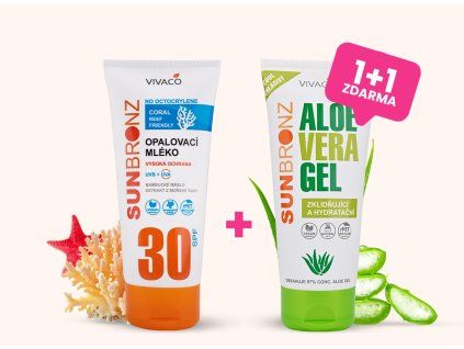 Sunbronz tuba SPF 30 octocrylene + ALOE 1+1
