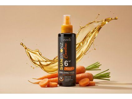 carotene olej spf 6 s texturou oleje