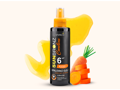 SB30203CA Carotene mrkvový bronz olej SPF 6