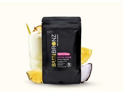 Tělový kávový peeling SUN BRONZ - Piña Colada