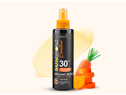 SB30204CA Carotene mrkvový bronz olej SPF 30