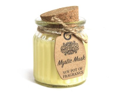 Sójová Vonná Sviečka - Mystický Musk