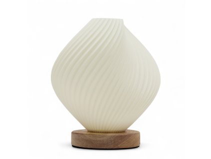 Dizajnová Vlnková Lampa s USB  napájaním, 3 úrovne jasu - Skrútená Mušľa