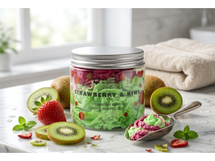 Šľahané Mydlo - Jahoda a Kiwi