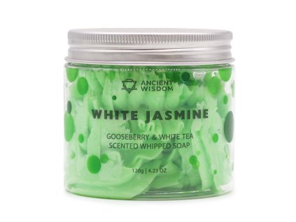 Šľahané Mydlo - Egreš a Biely Čaj 120g