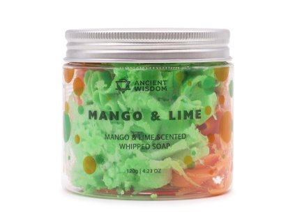 Šľahané Mydlo - Mango a Limetka 120g