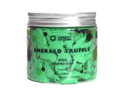Šľahané Mydlo - Smaragdová Hľuzovka 120g