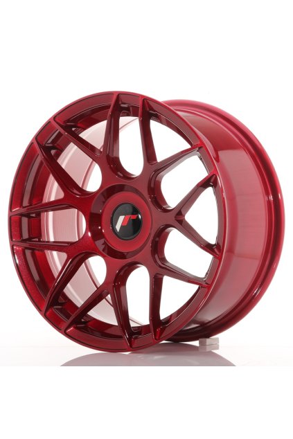Disk Japan Racing JR18 17x8 ET25-35 Blank Platinum Red