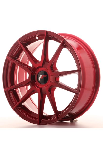 Disk Japan Racing JR21 17x7 ET25-40 Blank Platinium Red