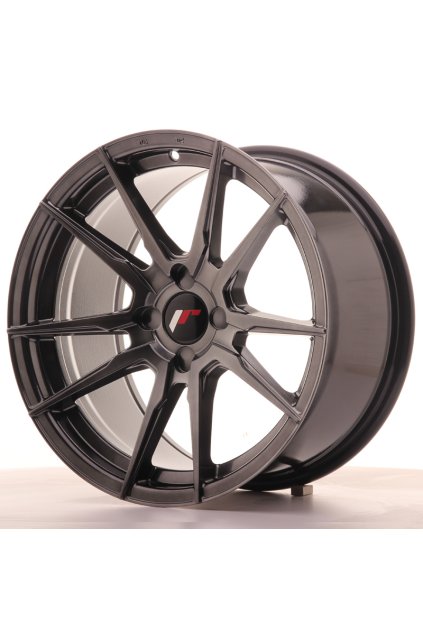 Disk Japan Racing JR21 17x9 ET25-35 4H Blank Hyper Blac