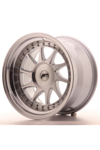 Disk Japan Racing JR26 17x10 ET20-25 Blank Mach Silver