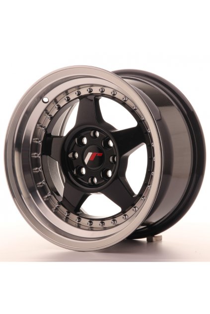 Disk Japan Racing JR6 15x8 ET25 4x100/108 Glossy Black
