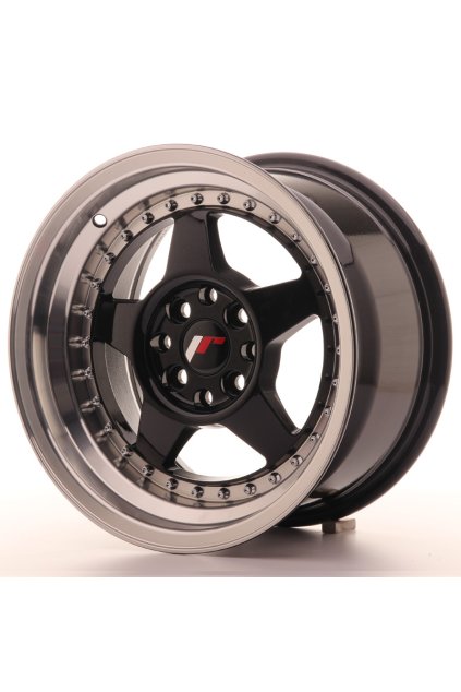 Disk Japan Racing JR6 15x8 ET25 4x100/108 Glossy Black