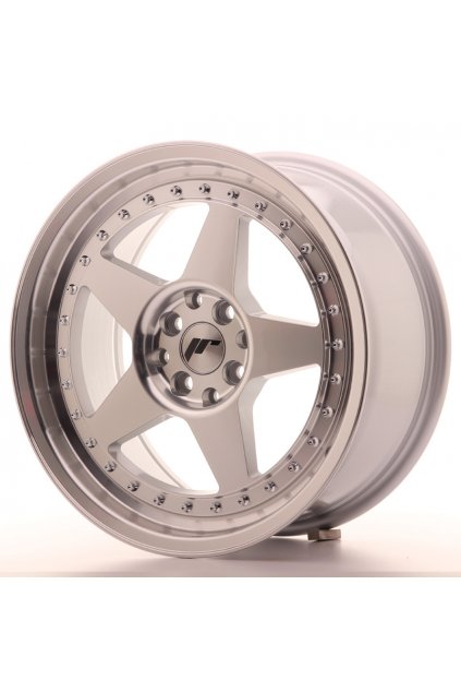 Disk Japan Racing JR6 17x8 ET35 4x100/114 Machined Sil