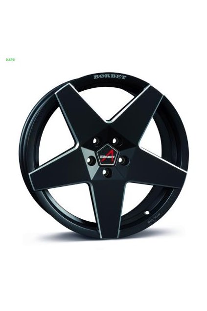 Disk Borbet A 8x18 ET45 5x114.3 cierny matny